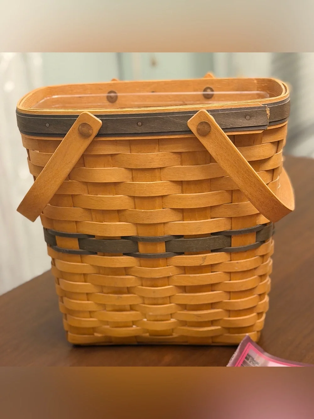 Longaberger Collectors Club Membership Charter Member Basket w Liner